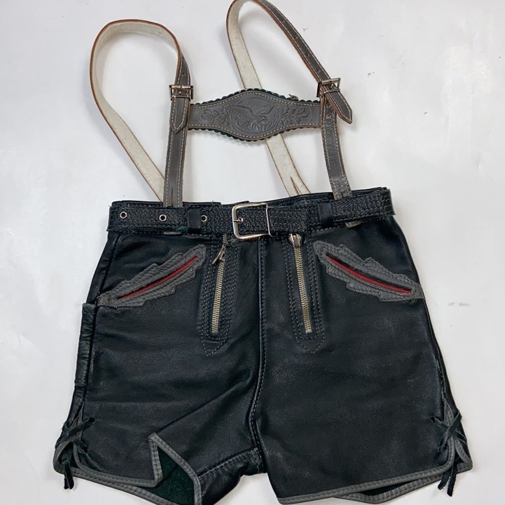 Child Bottoms Unixes Shorts  Vintage Genuine Leather 💯